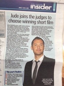 Jude Law judged Muneer's film