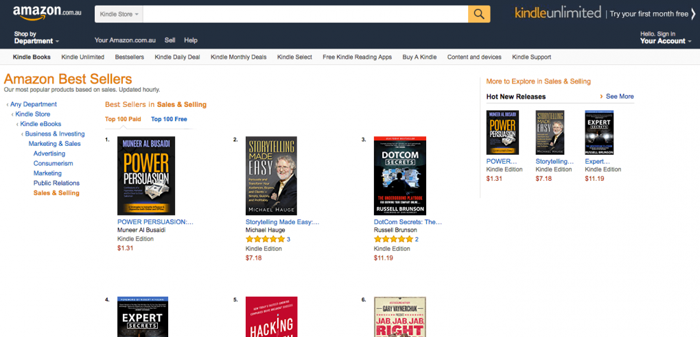 Muneer's book power persuasion tops the chart on Amazon